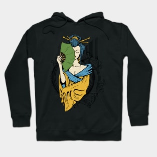 Japanese Geisha Girl Art Hoodie